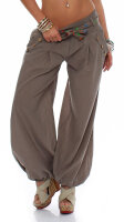 Pumphose in Unifarben Stoffhose 3417 (fango)