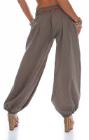 Pumphose in Unifarben Stoffhose 3417 (fango)