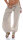 malito Damen Pumphose in Unifarben | leichte Stoffhose | super Freizeithose für den Strand | Haremshose - lässig 3417 (beige)