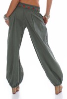 Pumphose in Unifarben Stoffhose 3417 (oliv)