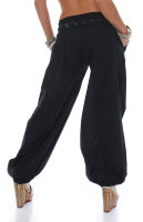Pumphose in Unifarben Stoffhose 3417 (schwarz)