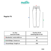 Jogginghose in Wickel Optik Baggy 3318 (schwarz)