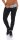 Jogginghose in Wickel Optik Baggy 3318 (schwarz)
