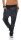 Sweatpants mit Leoparden Print 3344 (schwarz)