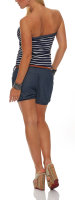 Einteiler kurz Marine Look Jumpsuit 9646 (dunkelblau)