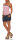 Einteiler kurz Marine Look Jumpsuit 9646 (rosa)
