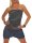 Einteiler kurz Marine Look Jumpsuit 9646 (schwarz)