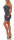 Einteiler kurz Marine Look Jumpsuit 9646 (schwarz)