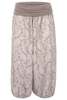 Capri Hose mit Orient Print 8581 (fango)