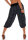 Capri Hose mit Orient Print 8581 (schwarz)