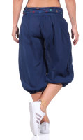 kurze Pumphose in Unifarben Pants 3416 (dunkelblau)