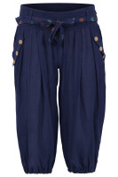 kurze Pumphose in Unifarben Pants 3416 (dunkelblau)