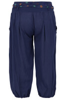 kurze Pumphose in Unifarben Pants 3416 (dunkelblau)