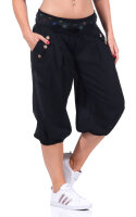 kurze Pumphose in Unifarben Pants 3416 (schwarz)