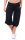 kurze Pumphose in Unifarben Pants 3416 (schwarz)