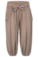 kurze Pumphose in Unifarben Pants 3416 (fango)