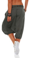 kurze Pumphose in Unifarben Pants 3416 (oliv)