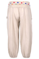 kurze Pumphose in Unifarben Pants 3416 (beige)