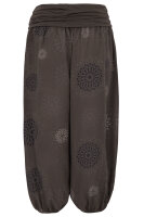 kurze Pumphose mit Print 7182 (dunkelbraun)