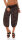 kurze Pumphose mit Print 7182 (dunkelbraun)