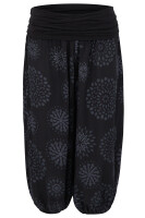 kurze Pumphose mit Print 7182 (schwarz)