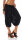 kurze Pumphose mit Print 7182 (schwarz)