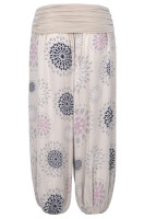 kurze Pumphose mit Print 7182 (beige)