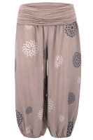 kurze Pumphose mit Print 7182 (fango)