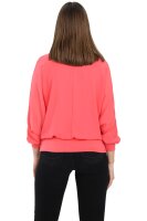 Bluse im Fledermaus Look 6297 (coral)