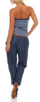 Einteiler im Marine Design Bandeau 9650 (jeansblau)