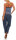 Einteiler im Marine Design Bandeau 9650 (jeansblau)