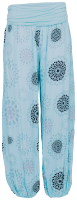 Pumphose mit Print Freizeithose 7181 (babyblau)