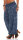 Pumphose mit Print Freizeithose 7181 (jeansblau)