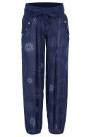 Pumphose mit Print Freizeithose 3481 (dunkelblau)
