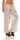 Pumphose mit Print Freizeithose 3481 (beige)