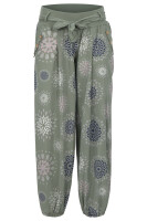 Pumphose mit Print Freizeithose 3481 (oliv)