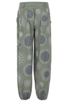 Pumphose mit Print Freizeithose 3481 (oliv)