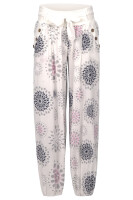 Pumphose mit Print Freizeithose 3481 (weiß)