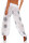Pumphose mit Print Freizeithose 3481 (weiß)