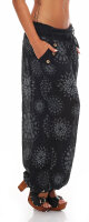 Pumphose mit Print Freizeithose 3481 (schwarz)