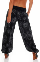 Pumphose mit Print Freizeithose 3481 (schwarz)