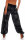 Pumphose mit Print Freizeithose 3481 (schwarz)