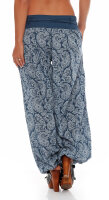 Pumphose mit Orient Print 3488 (jeansblau)