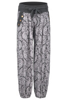 Pumphose mit Orient Print 3488 (dunkelgrau)