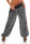 Pumphose mit Orient Print 3488 (dunkelgrau)