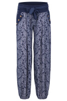 Pumphose mit Orient Print 3488 (dunkelblau)