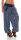 Pumphose mit Orient Print 3488 (dunkelblau)