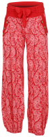 Pumphose mit Orient Print 3488 (rot)
