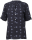 Bluse mit Print Tunika 6703 (schwarz)
