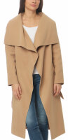 Mantel lang mit Wasserfall Schnitt Coat 3040